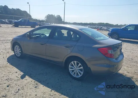 2012 Honda Civic Ex из США, поврежденный, VIN 19XFB2F84CE024651